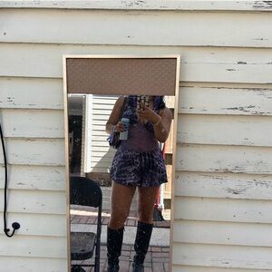 Purple Tie-Dye Mini Dress